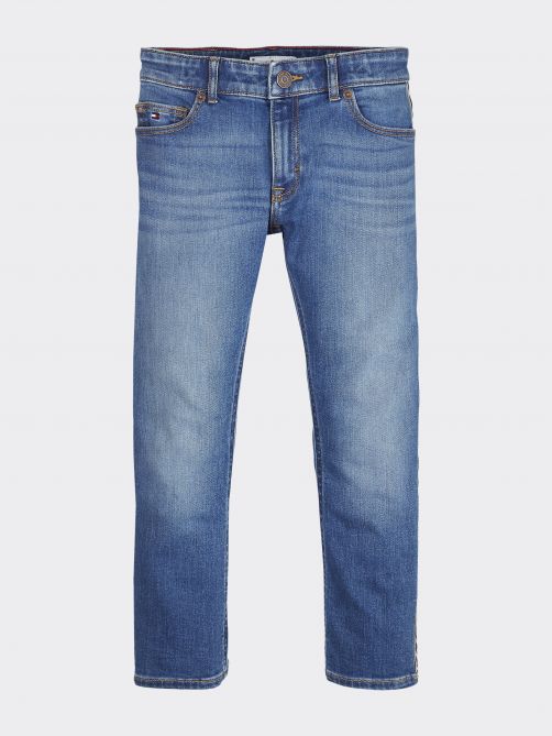 Faded Straight Fit Jeans