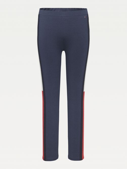 Stripe Detail Ribbed Leggings