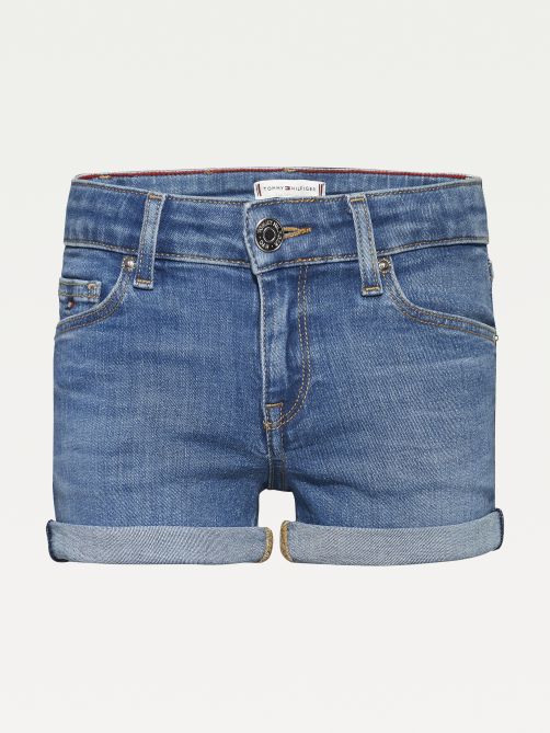 Nora Turn-Up Denim Shorts