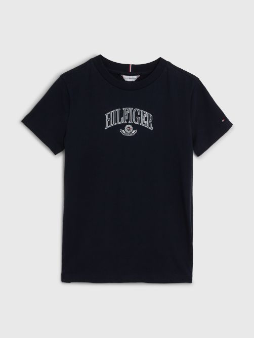 تيشيرت مزين بالشعار على الظهر