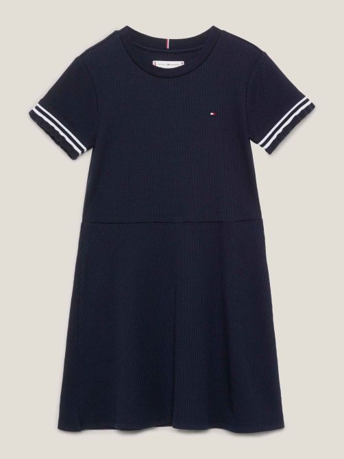 Essential Ribbed Fit and Flare Dress