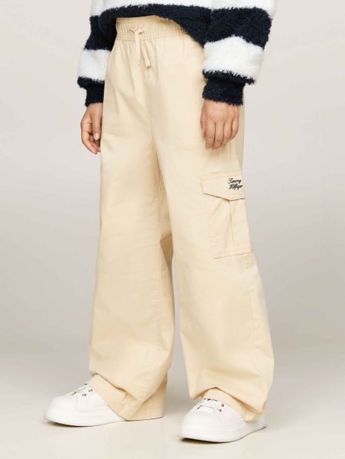Twill Cotton Cargo Pants