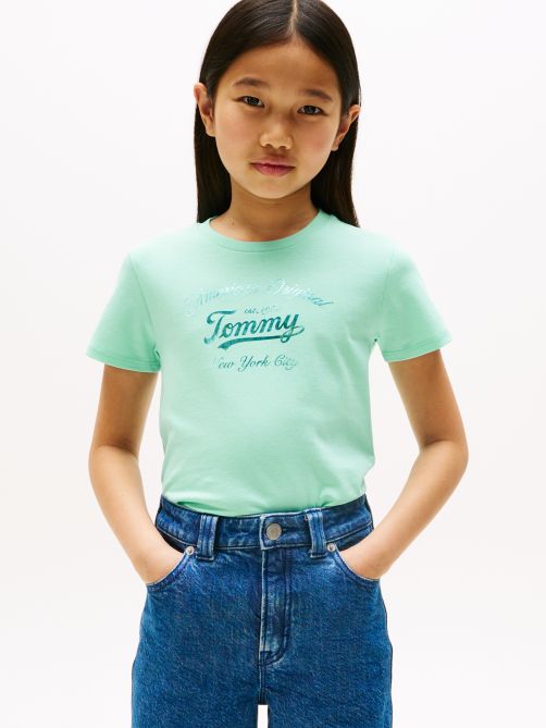 Metallic Logo Slim T-Shirt