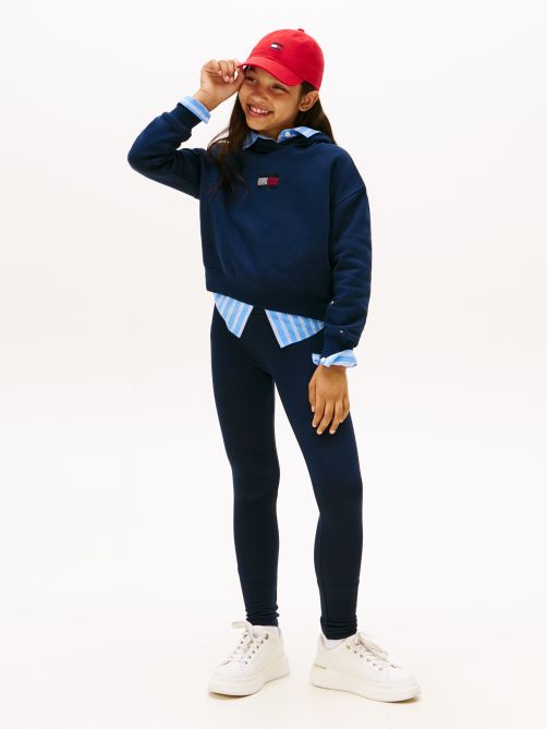 Diamanté Flag Skinny Full Length Leggings