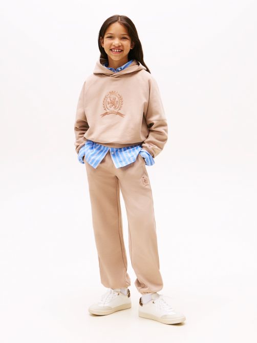 Tonal TH Crest Embroidery Interlock Knit Joggers