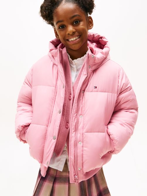 Relaxed Hooded Puffer Jacket
