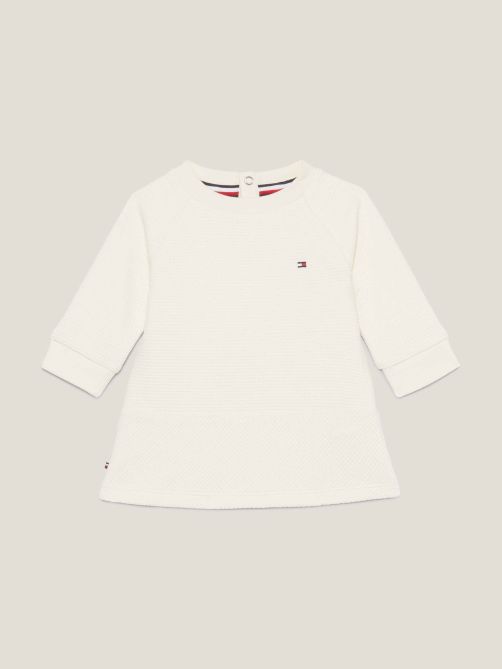 Waffle Texture Relaxed Fit Mini Dress