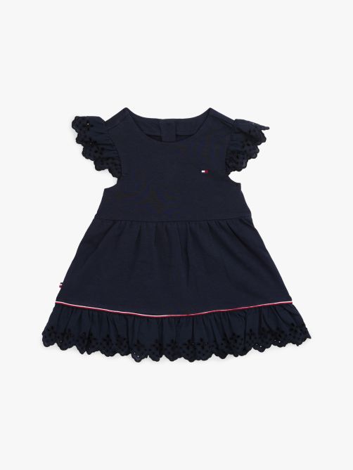 Broderie Anglaise Short Sleeve Dress