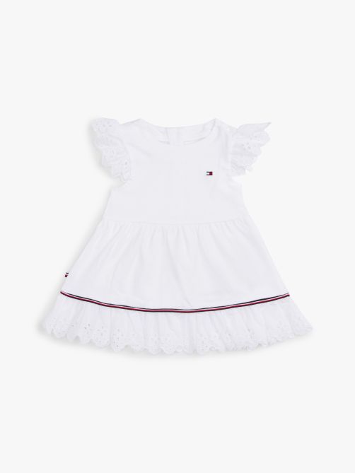 Broderie Anglaise Short Sleeve Dress