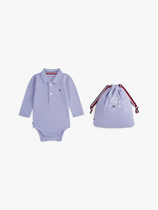 Essential Pique Polo Bodysuit Gift Set