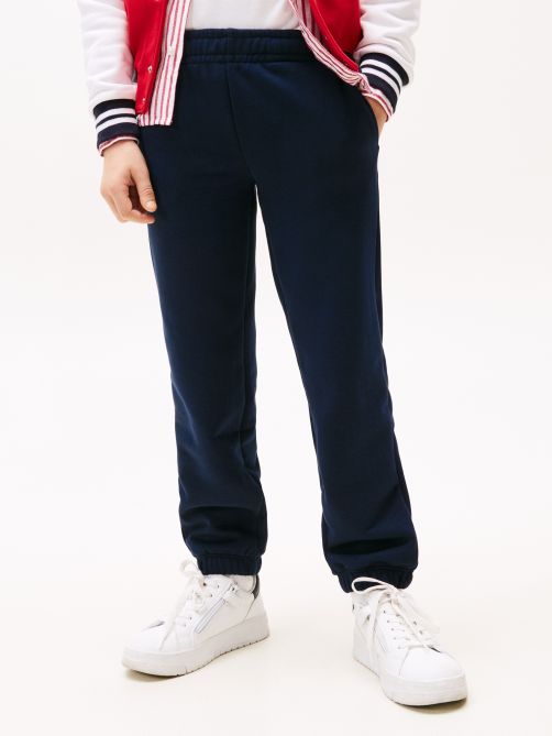 Flag Embroidery Cuffed Joggers