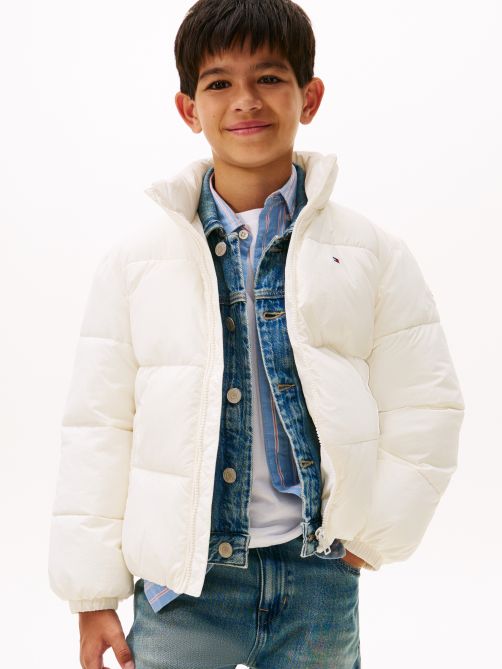 Back Flag Logo Puffer Jacket