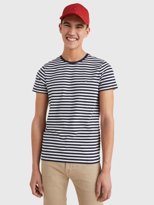 Stripe Extra Slim Fit T-Shirt | Tommy Hilfiger® UAE