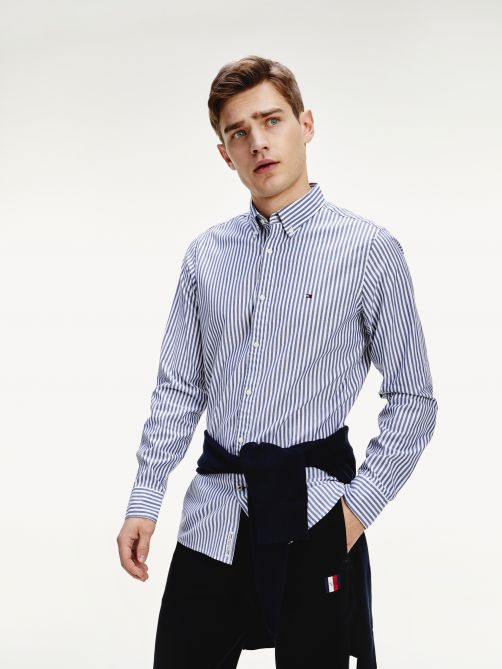 Stripe Soft Touch Slim Fit Shirt