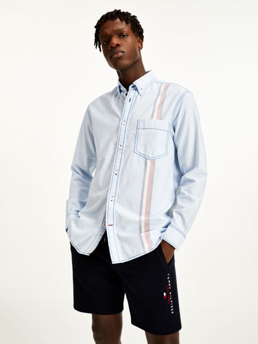 tommy icons relaxed fit shirt