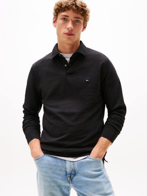 1985 Regular Fit Long Sleeve Polo T-Shirt