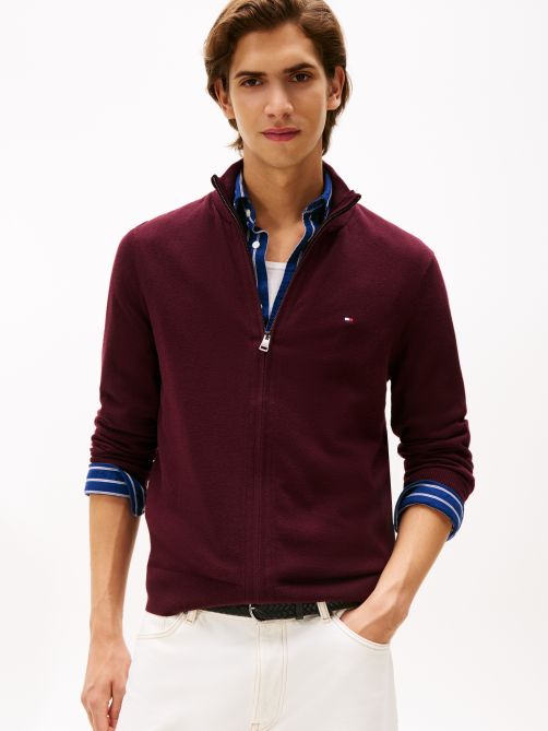 بلوفر كشمير بسحاب كامل