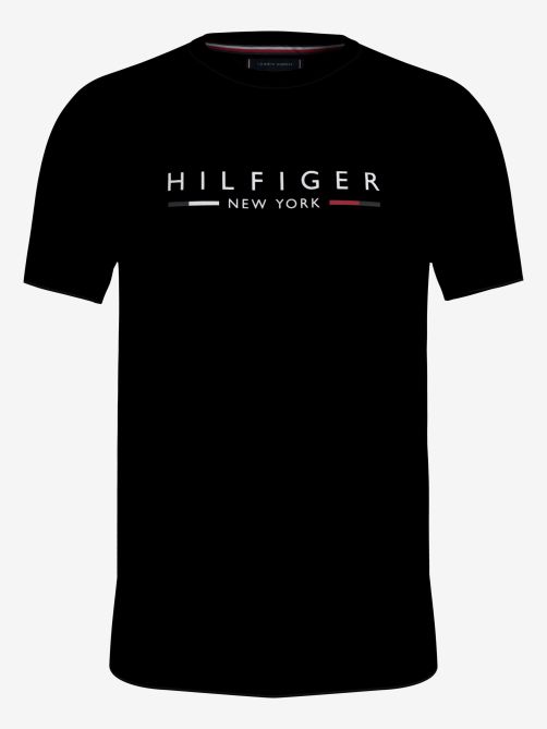 تيشيرت بقصة ضيقة مزين بشعار مدينة نيويورك