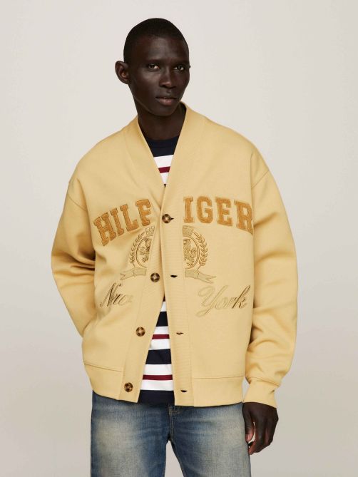 Crest Relaxed Fit V-Neck Cardigan