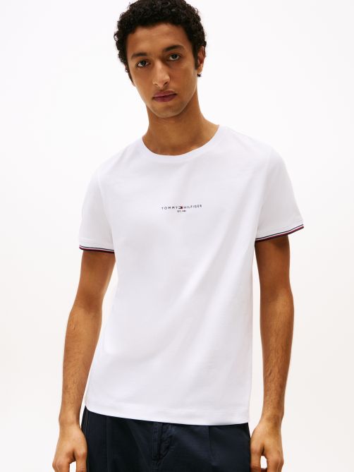 Signature Tipped Cuff Slim T-Shirt