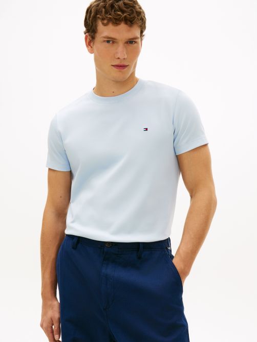 Slim Interlock Knit T-Shirt