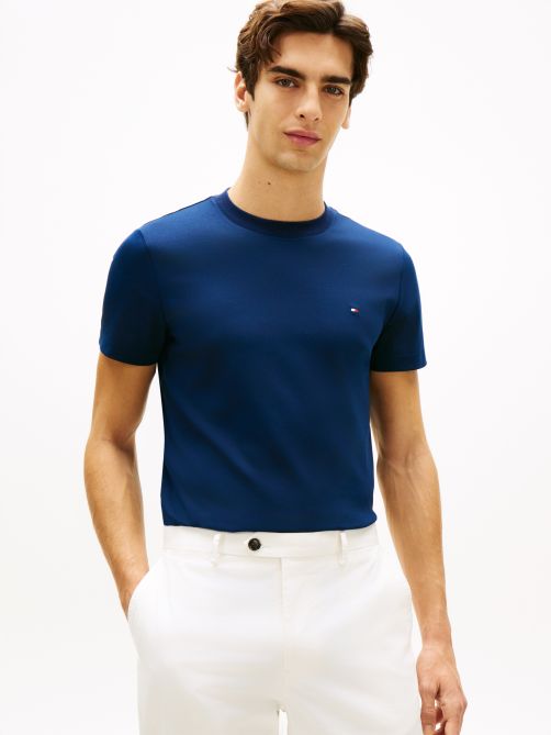 Slim Interlock Knit T-Shirt