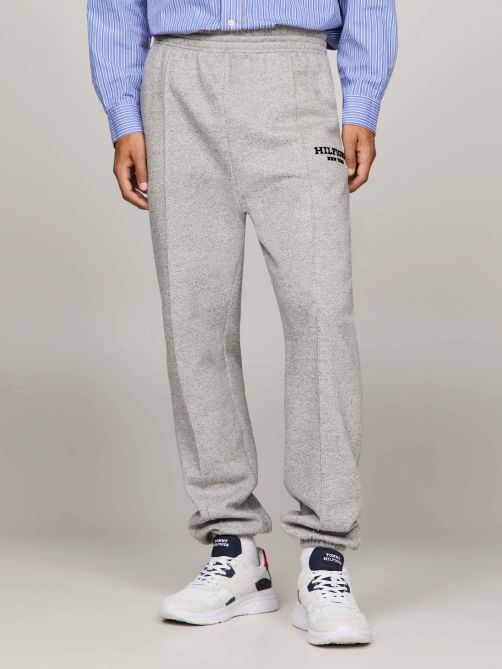 Tommy hilfiger grey track pants sale