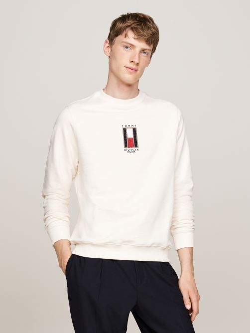 ☆ ☆ Flag embroidered sweatshirt SPYRAMID America Flags Embroidered Sweatshirt, American Flag