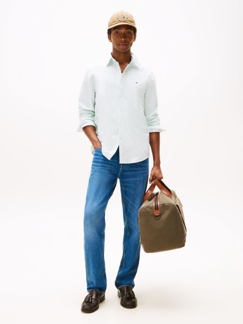 Regular Fit Stripe Oxford Shirt