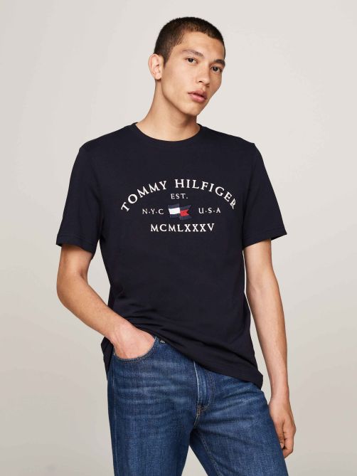 Tシャツ・カットソー THE ATTICO Logo embroidery t-shirt The Attico Women's Zip Front T-Shirt in Black The Attico