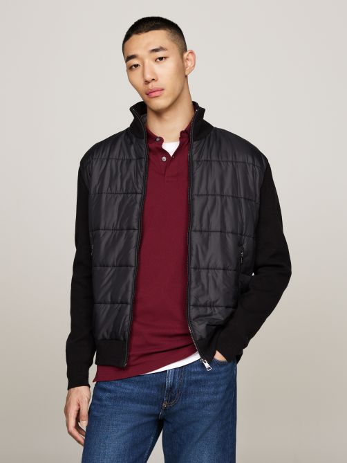 Smart Casual Mixed Texture Relaxed Jacket