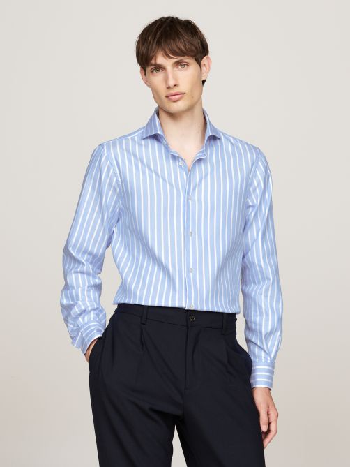 Smart Casual Stripe Slim Fit Shirt