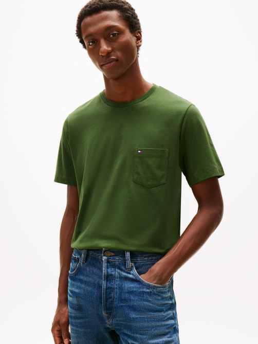 Patch Pocket Crew Neck T-Shirt