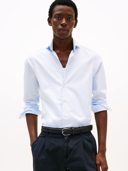 Smart Casual Slim Fit Twill Shirt