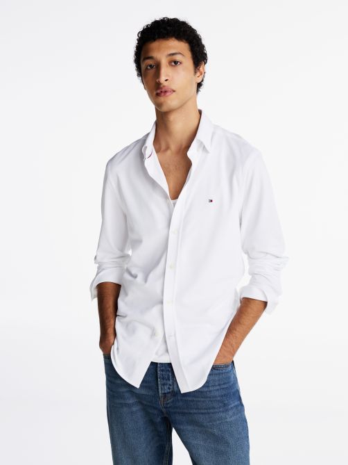 تيشيرت أكسفورد بيكيه بقصة ضيقة