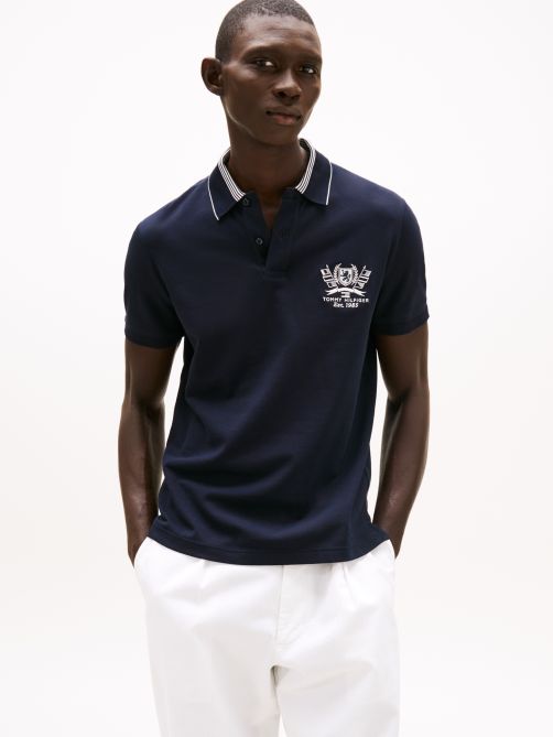 Regular Fit Crest Embroidery Polo Shirt