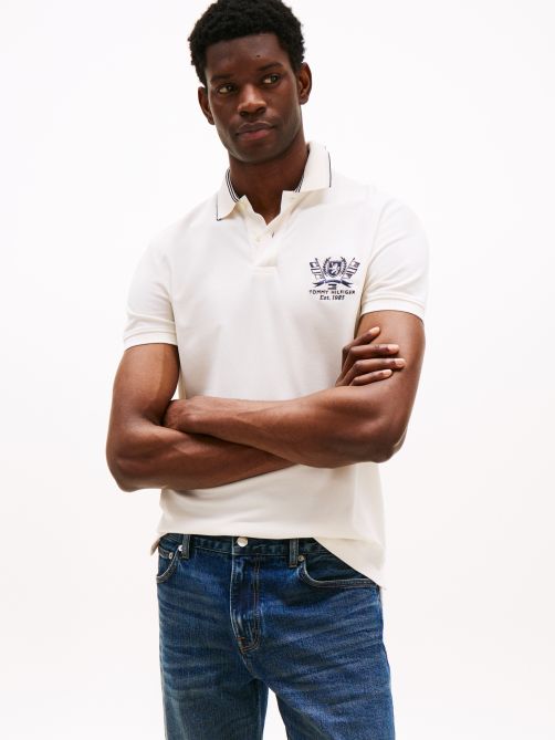 Regular Fit Crest Embroidery Polo Shirt