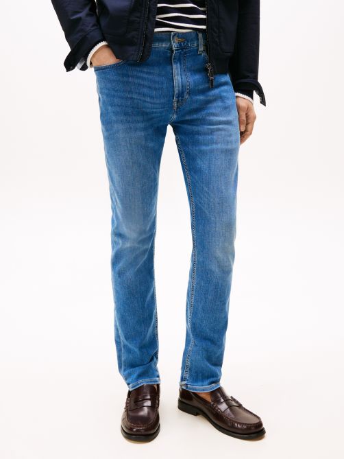 Whiskered Slim Jeans