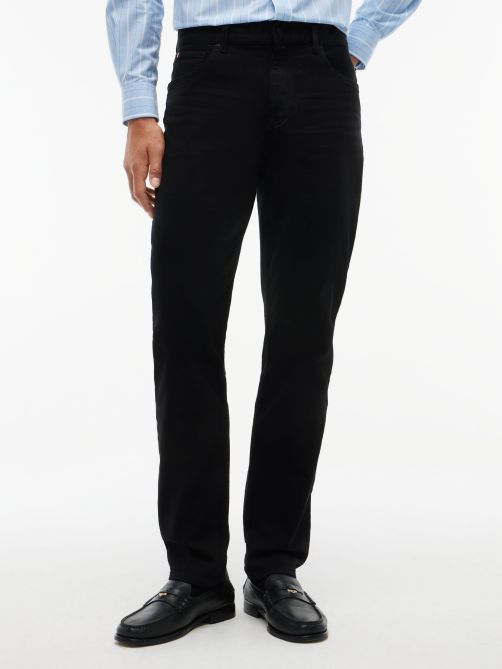Harlem Black Relaxed Tapered Leg Jeans