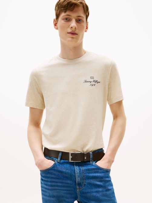 Outline Flag NYC Logo T-Shirt