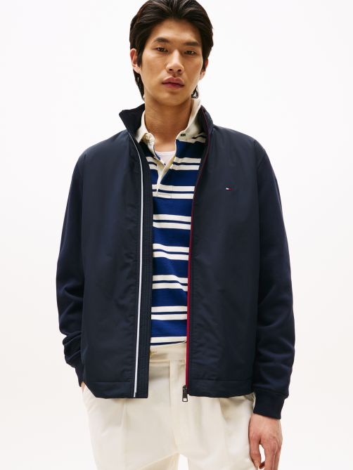 Signature Zip-Thru Harrington Jacket