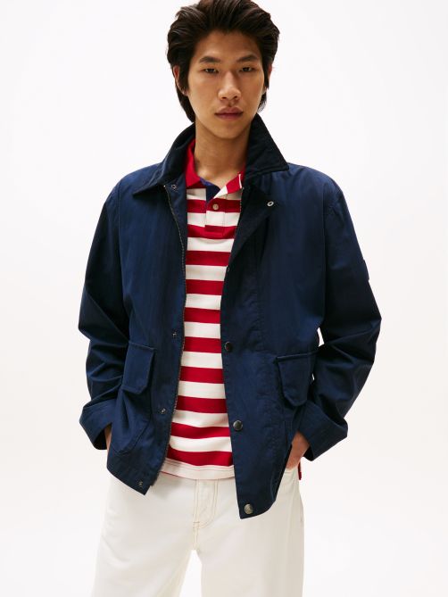 Water Repellent Corduroy Collar Jacket