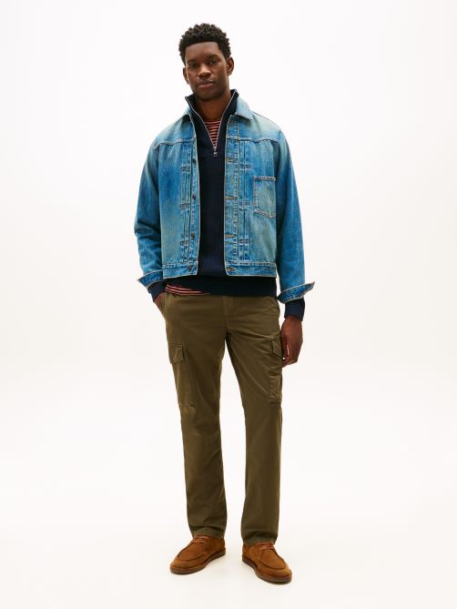 بنطلون كارجو دينتون من قماش التويل بساق مستقيمة