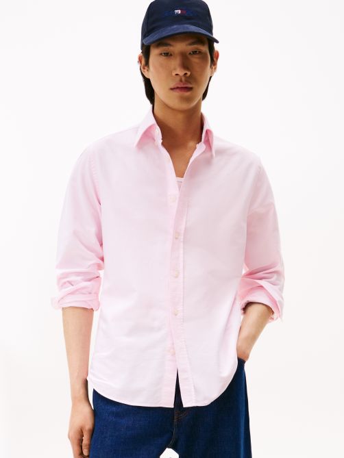 قميص أكسفورد كاجوال أنيق بقصة عادية