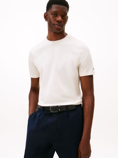 تيشيرت كاجوال أنيق بياقة دائرية