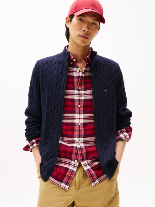 بلوفر محبوك بسحاب