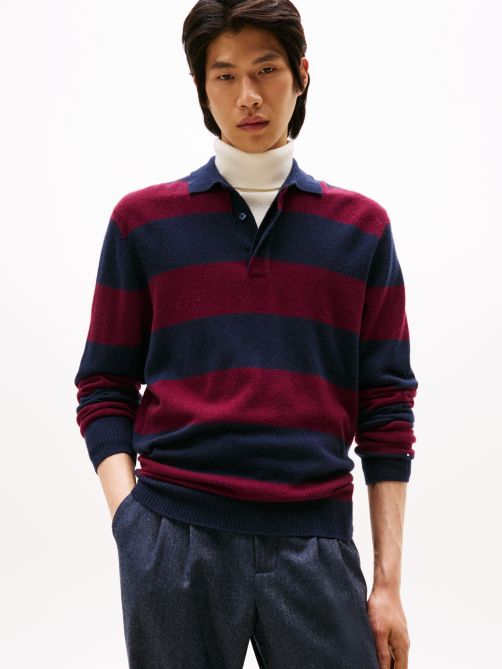 Smart Casual Rugby Shirt with Cashmere