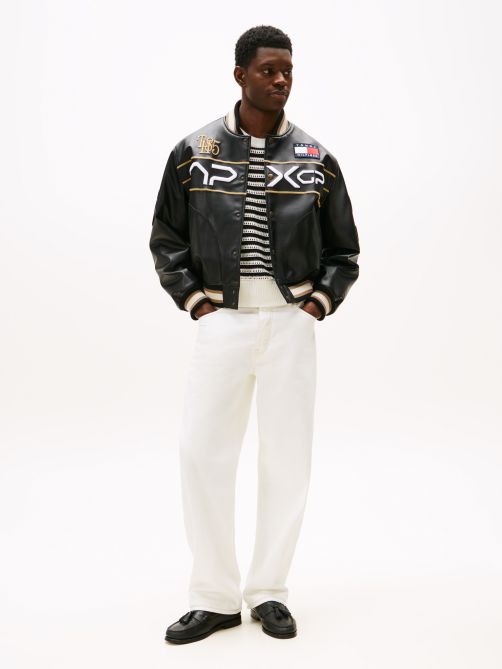 بنطلون جينز واسع بتصميم فيلم فورمولا 1