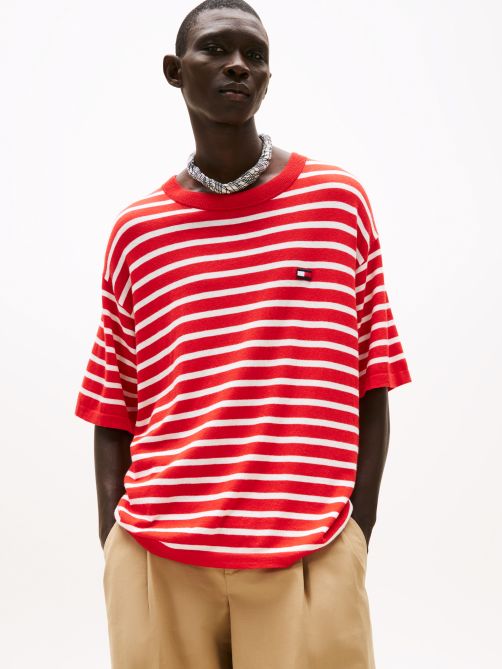 The Runway Collection Stripe T-Shirt With Cashmere