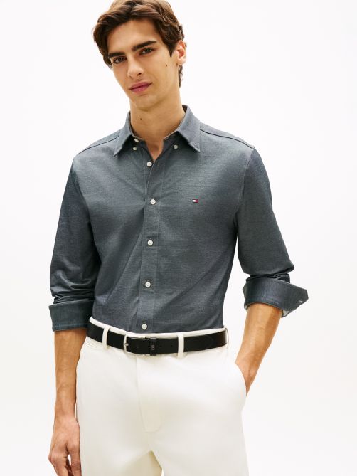 قميص أكسفورد بيكيه بقصة عادية